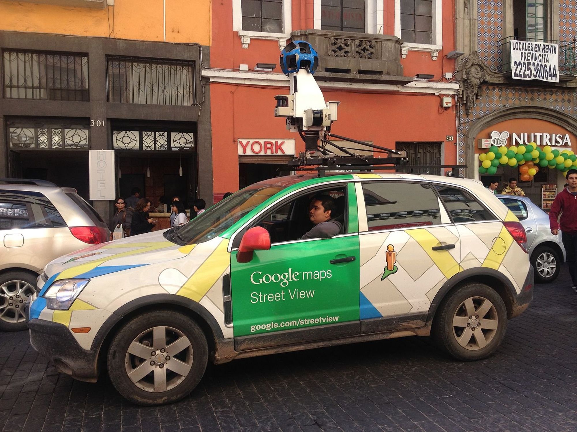 Photo of Google Street View car