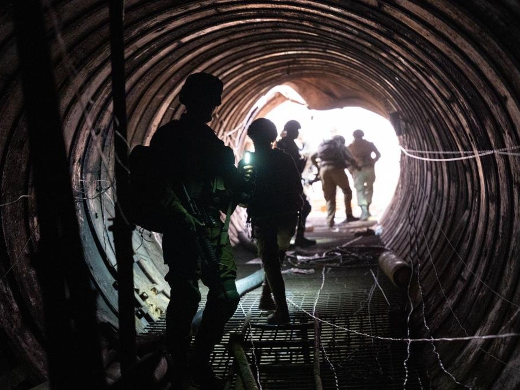 Photo of Hamas tunnels in Gaza discovered by the Israel Defense Forces (IDF)