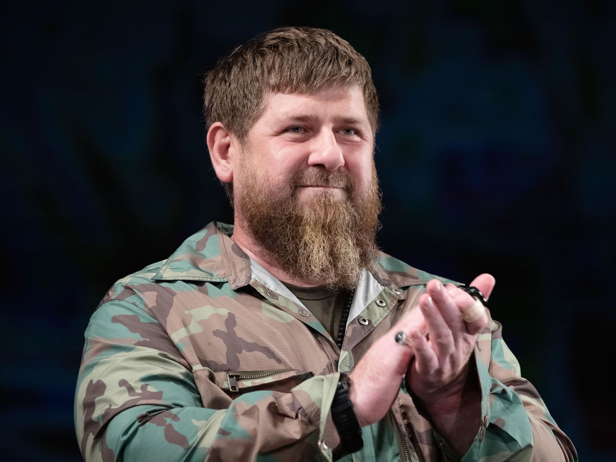 Photo of head of Chechnya Ramzan Kadyrov​