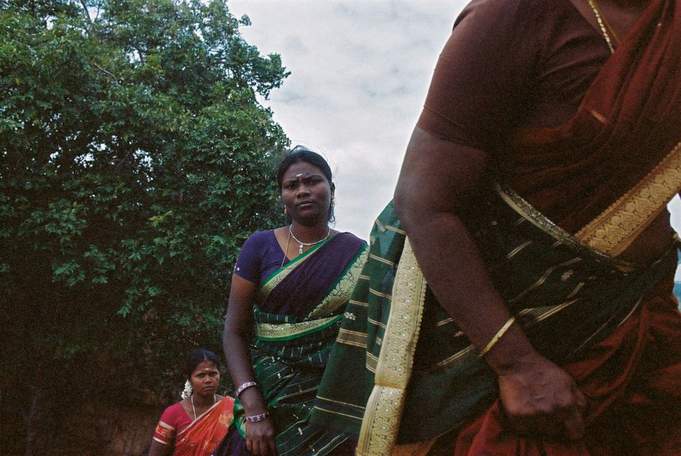 Photo of Indian women wearing saris