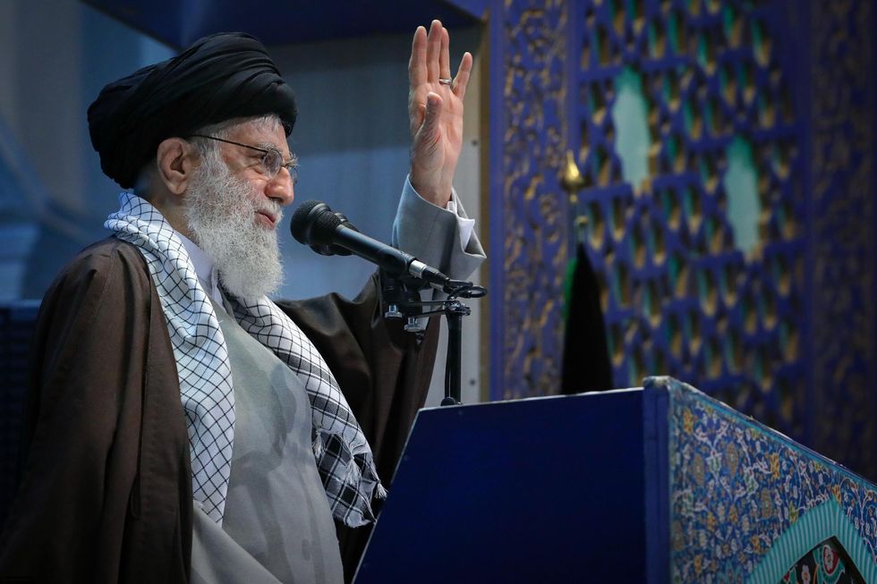 Photo of Iranian Supreme Leader Ali Khamenei in 2020
