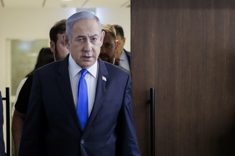Photo of Israeli Prime Minister Benjamin Netanyahu in Jerusalem on April 17.