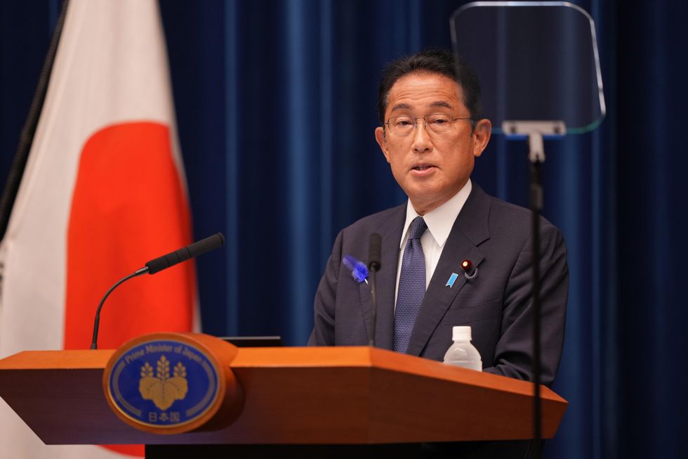 Photo of Japan's Prime Minister Fumio Kishida