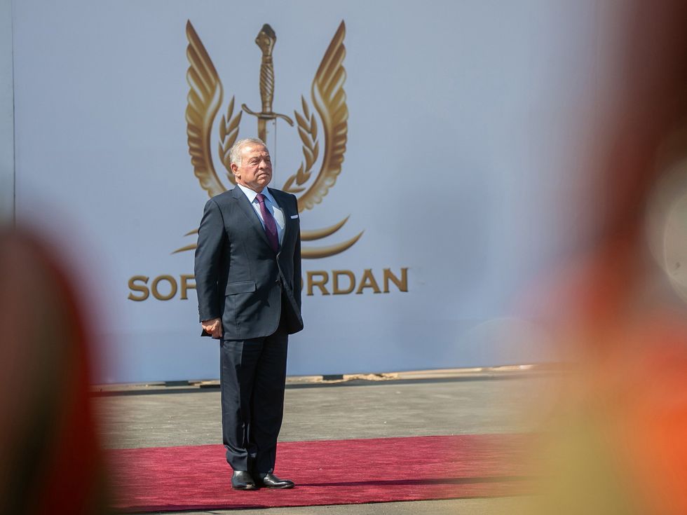 Photo of Jordan's King Abdullah II on, Sept. 3