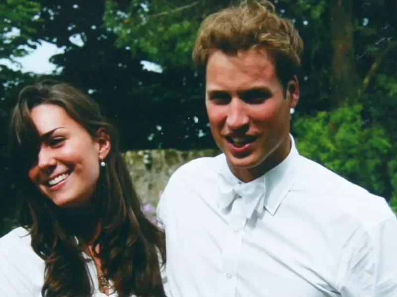Photo of Kate Middleton and Prince William when they first were dating