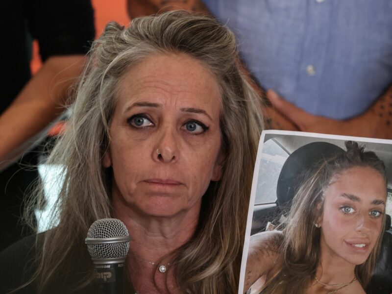 Photo of Keren Schem mother of kidnapped Mia Schem