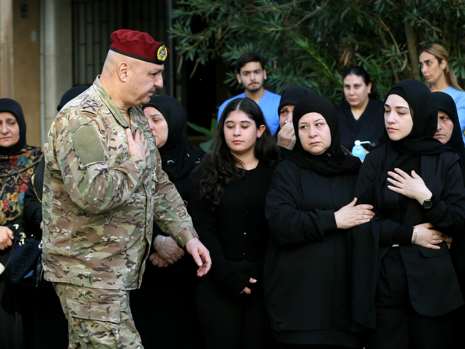 Photo of Lebanese army commander General Joseph Aoun