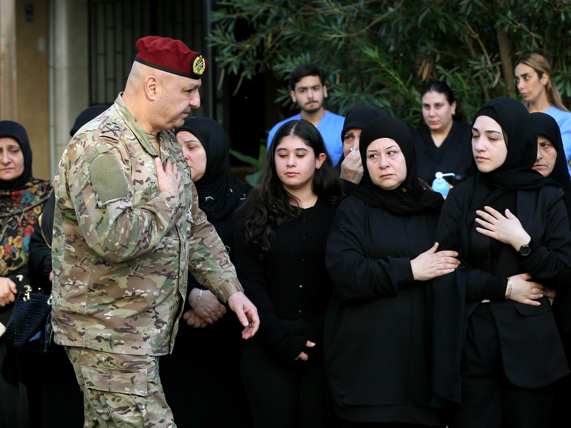 Photo of Lebanese army commander General Joseph Aoun