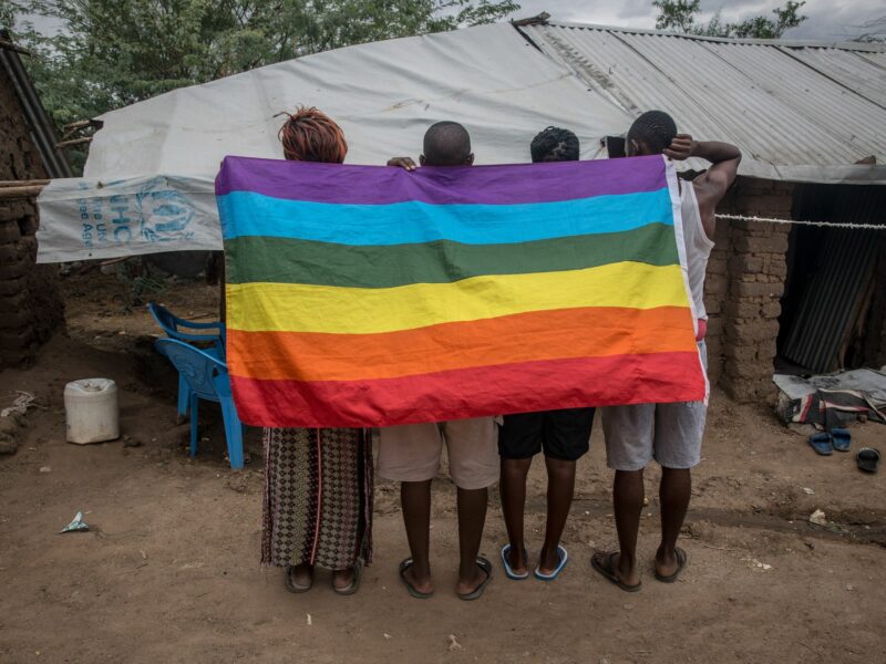Photo of LGBTQ Ugandan group