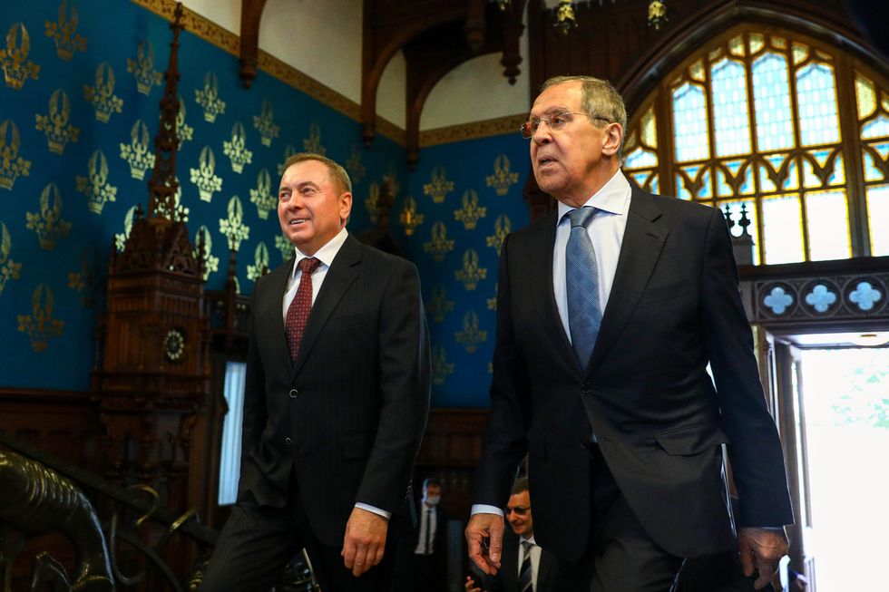 Photo of Makei and Lavrov