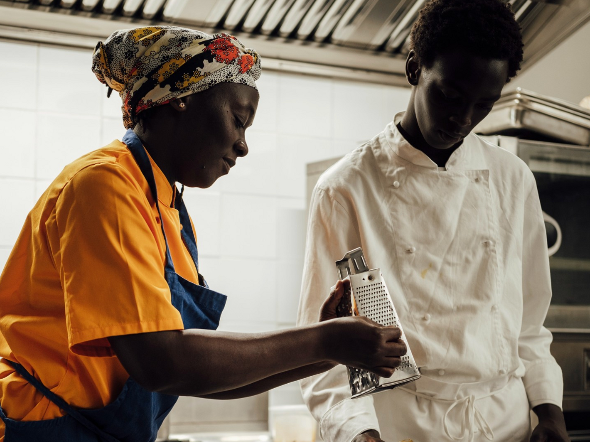 Photo of Mareme Cisse cooking
