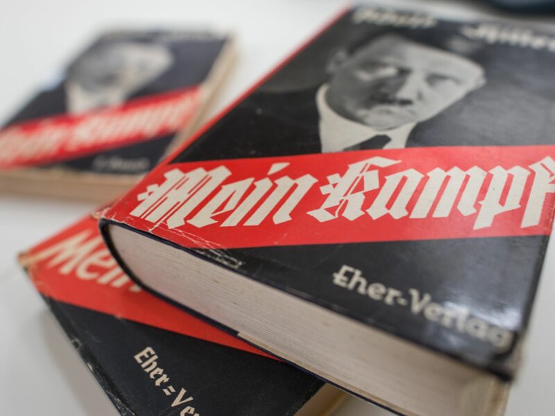 photo of mein kampf books