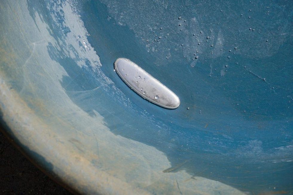 Photo of mercury found during gold mining