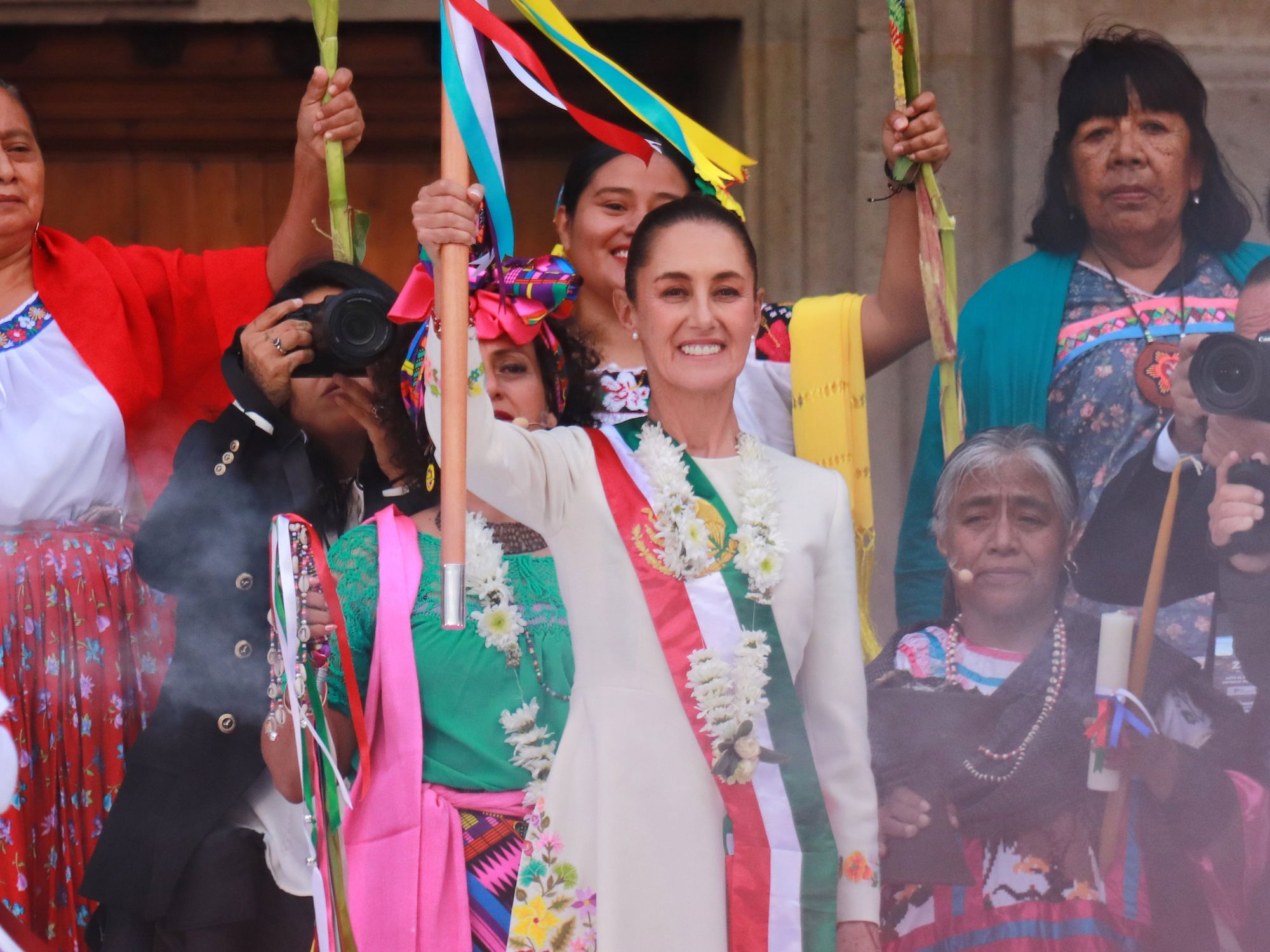 photo of Mexico's new president, Claudia Sheinbaum
