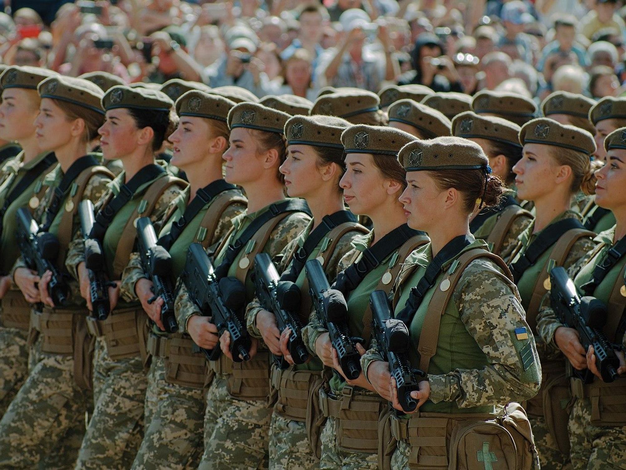 Photo of Military parade in honor of the Independence Day of Ukraine