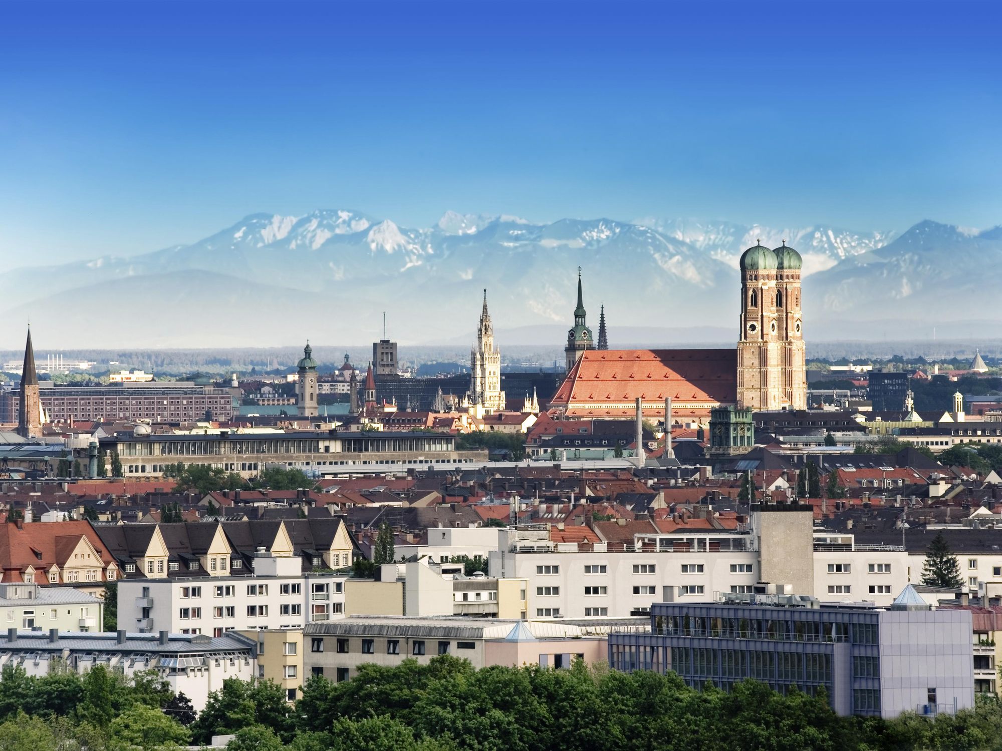 Photo of Munich, capital city of Germany's Free State of Bavaria