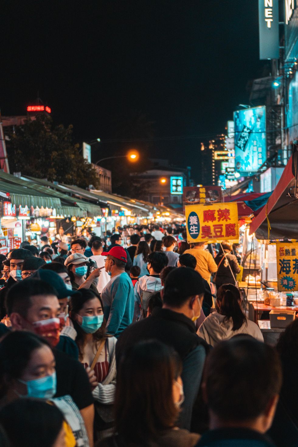 Photo of night market in Taiwan
