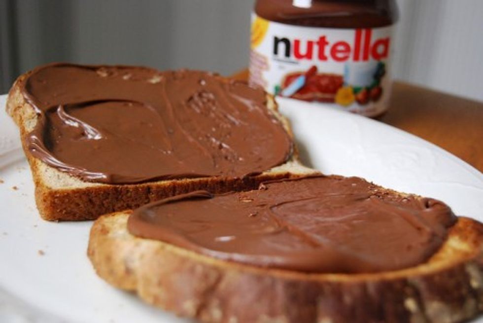 Photo of Nutella on toasts