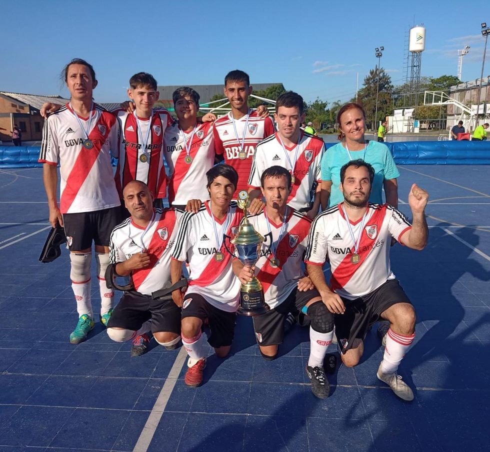 Photo of one of ​River Plate's inclusive teams.