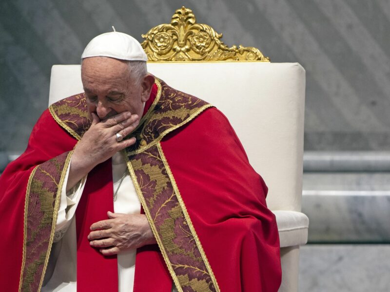 Photo of Pope Francis leading a mass on Pentecost day at St Peter's basilica in The Vatican. Photograph by ALESSIA GIULIANI / Catholic Press Photo (Credit Image: © Alessia Giuliani/IPA via ZUMA Press)