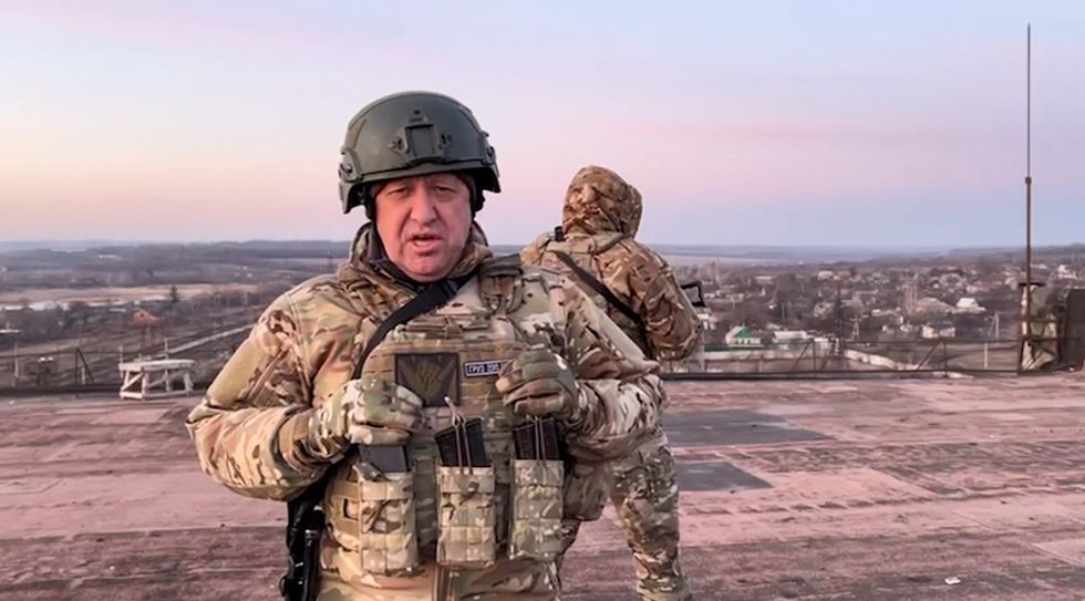 photo of Prigozhin in army fatigues