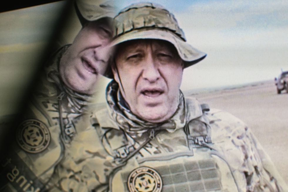 Photo of Prigozhin in his last video appearance before his death,
