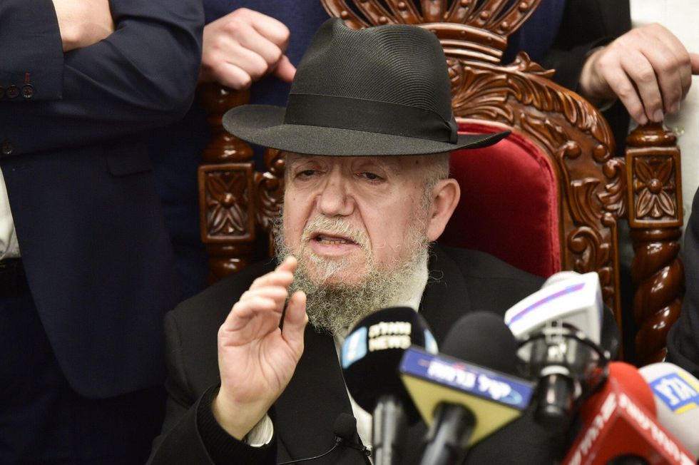 Photo of Rabbi Meir Mazuz, leader of Tunisian Jews in Israel