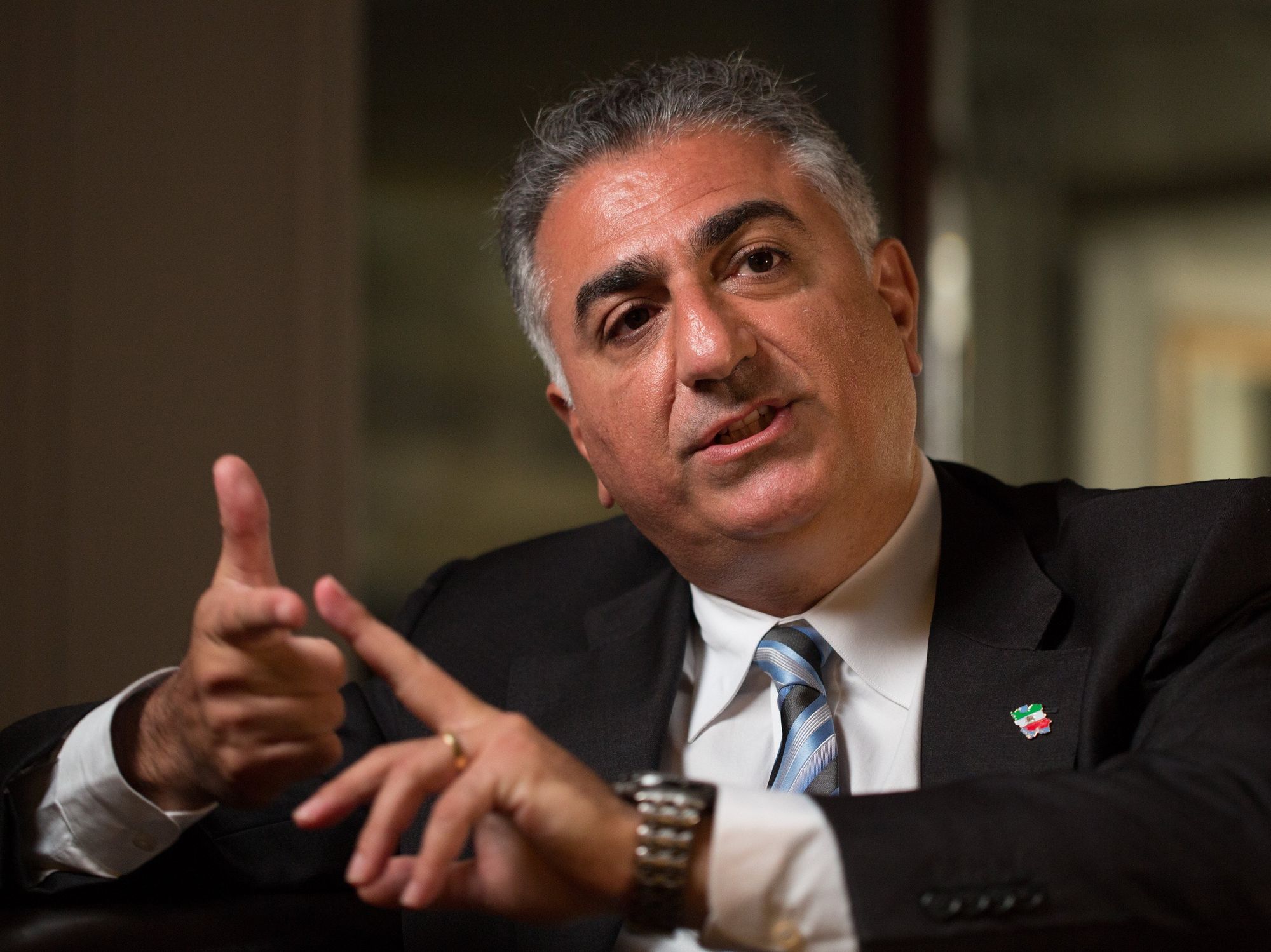 Photo of Reza Pahlavi in 2013