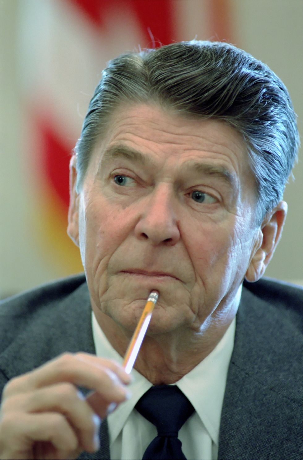 Photo of Ronald Reagan in 1983