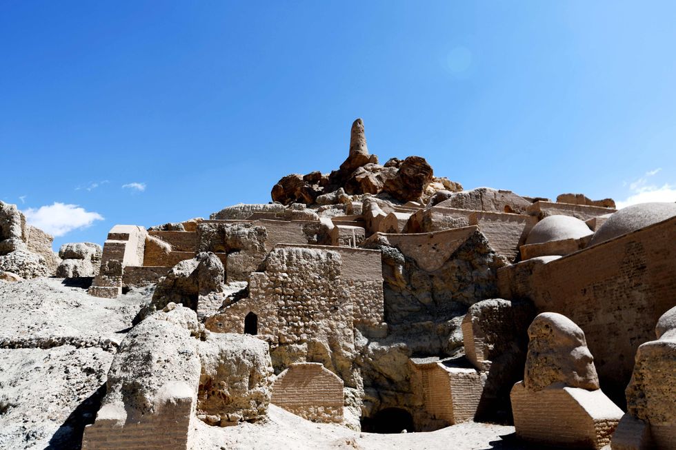 photo of ruins of Shahr-e Gholghola,