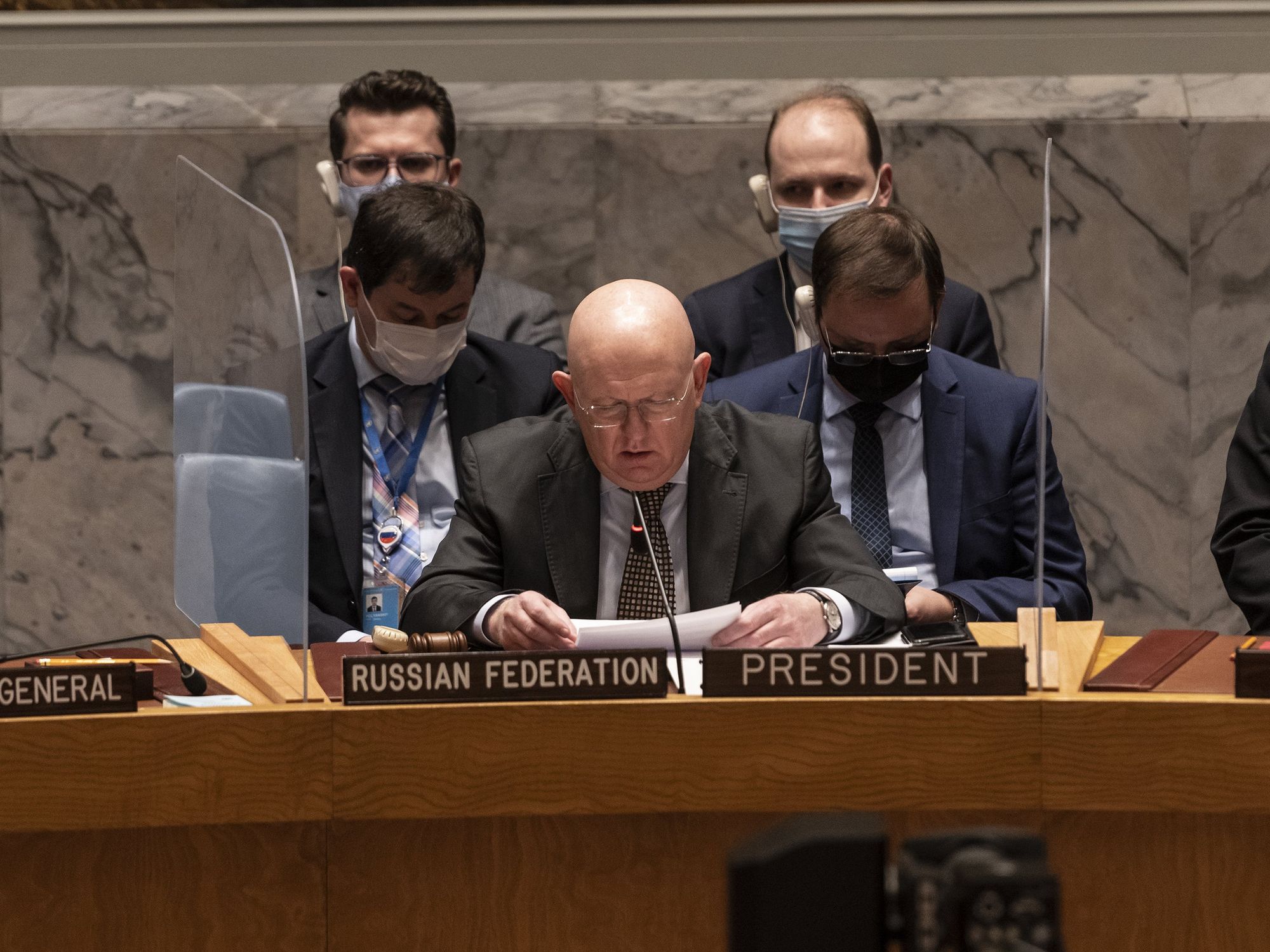 Photo of Russian Ambassador Vassily Nebenzia