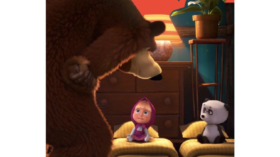 Photo of Russian cartoon Masha and the Bear