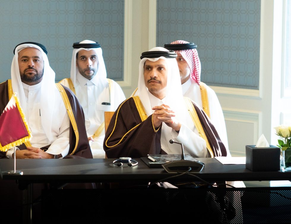 photo of Sheikh Mohammed bin Abdulrahman bin Jassim Al Thani, Prime Minister and Minister of Foreign Affairs of Qatar
