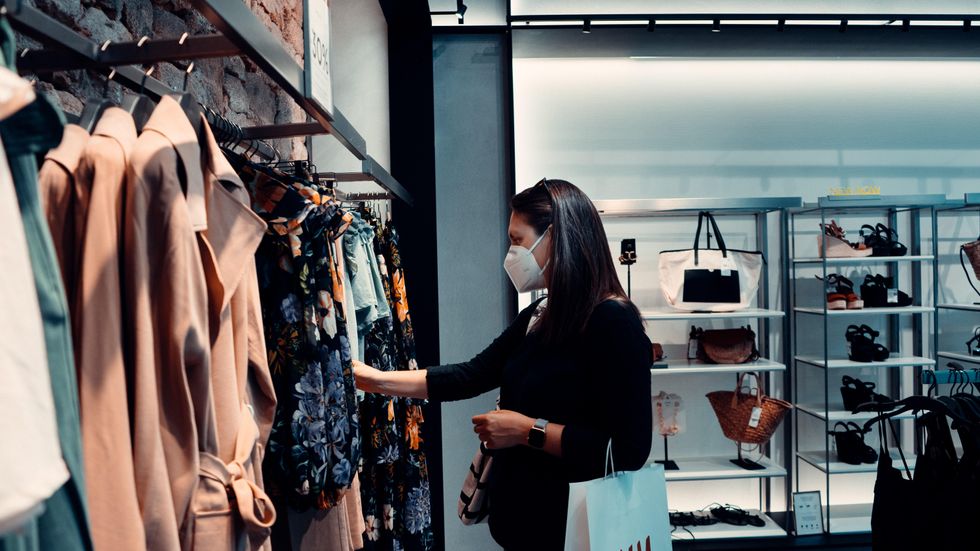 Photo of someone shopping