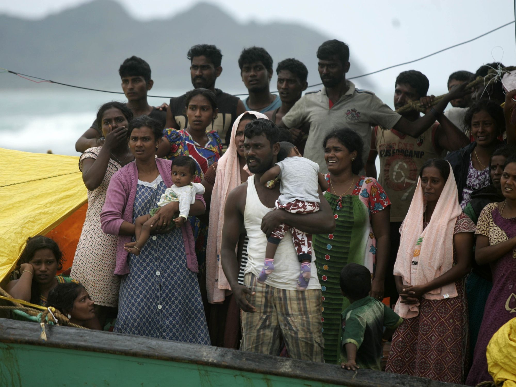 Photo of Sri Lankan migrants
