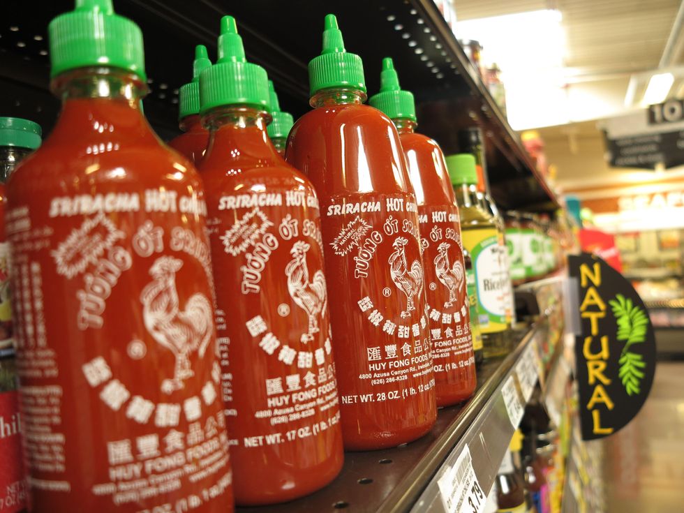 Photo of Sriracha hot sauce