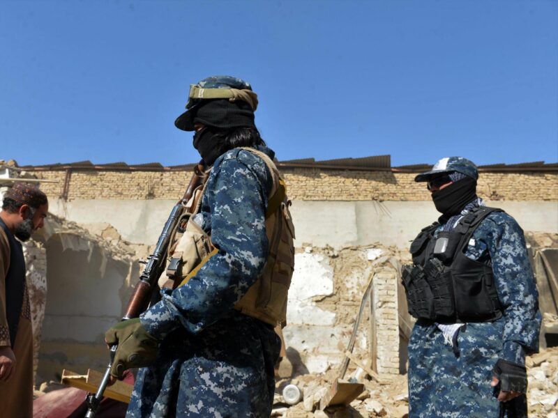 Photo of Taliban troops during a military operation in Kandahar