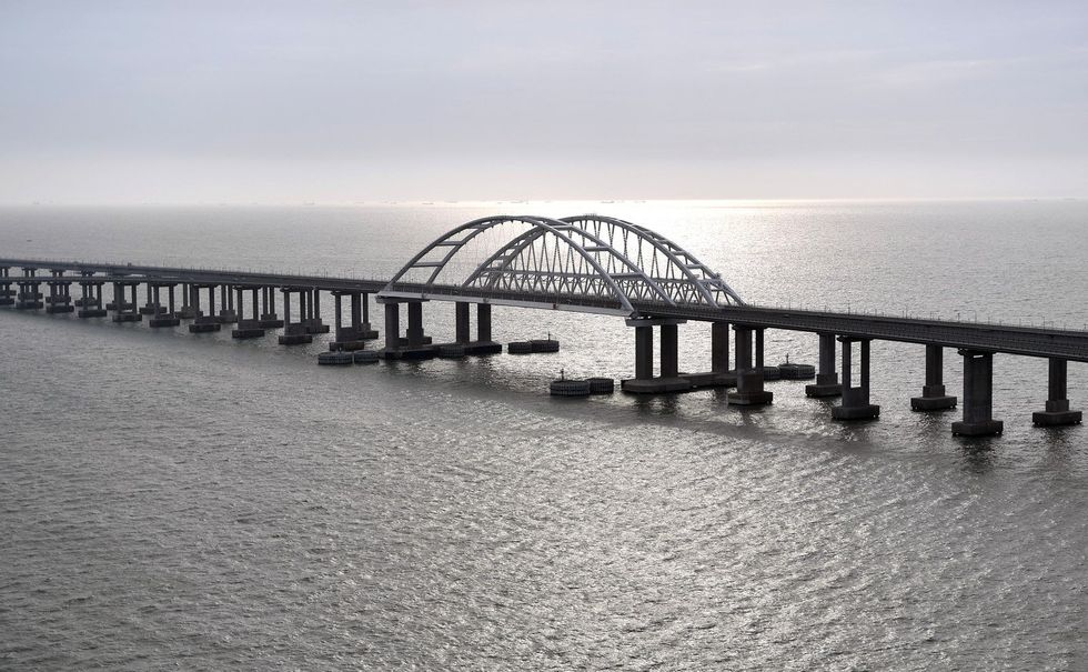 Photo of the Crimean bridge