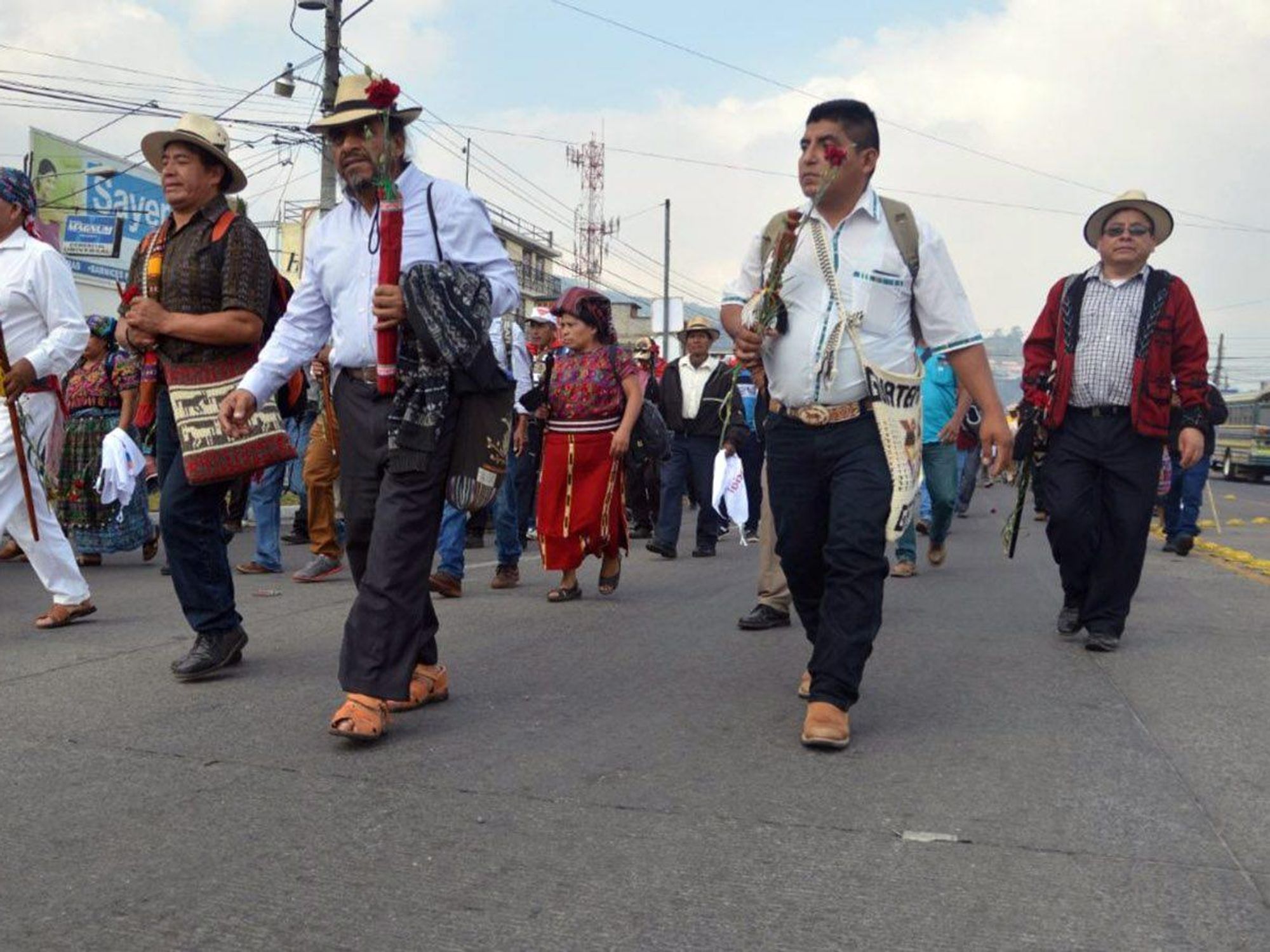 Photo of the March of Dignity in Guatemala