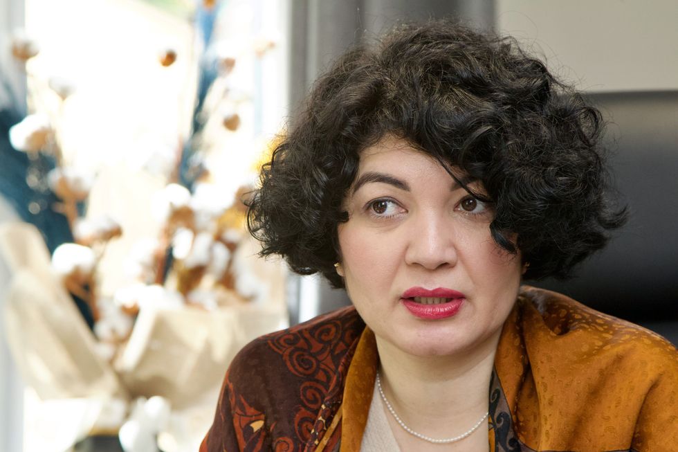 Photo of the President of Ukraine in the Autonomous Republic of Crimea Tamila Tasheva
