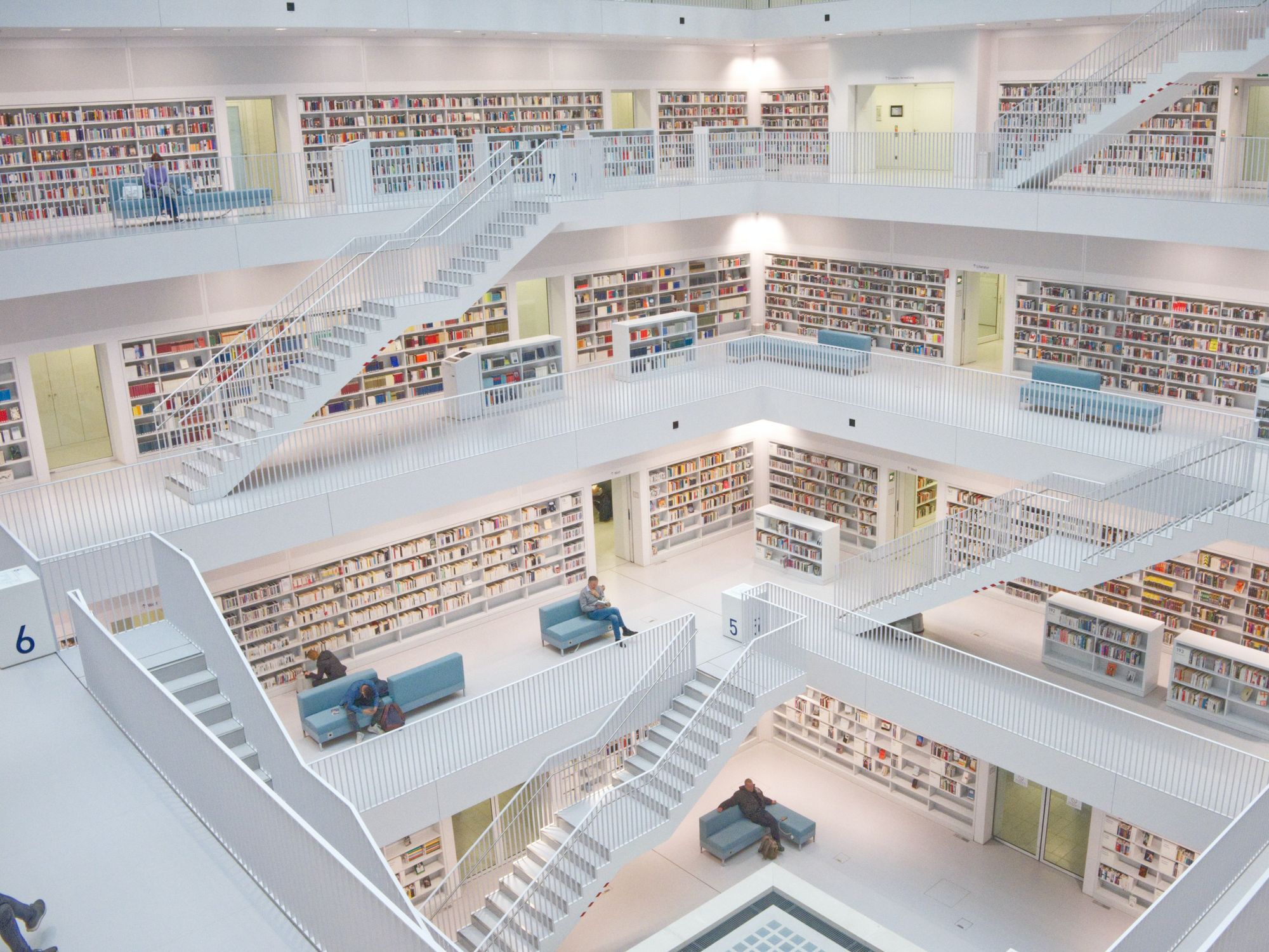 Photo of the Stuttgart library