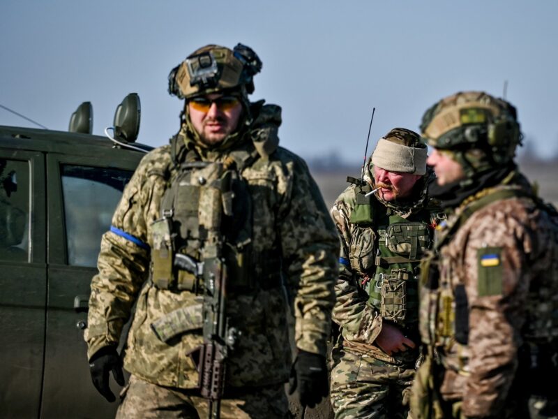Photo of the The training session of Ukrainian marksmen and fire teams is underway in Zaporizhzhia Region, southeastern Ukraine.