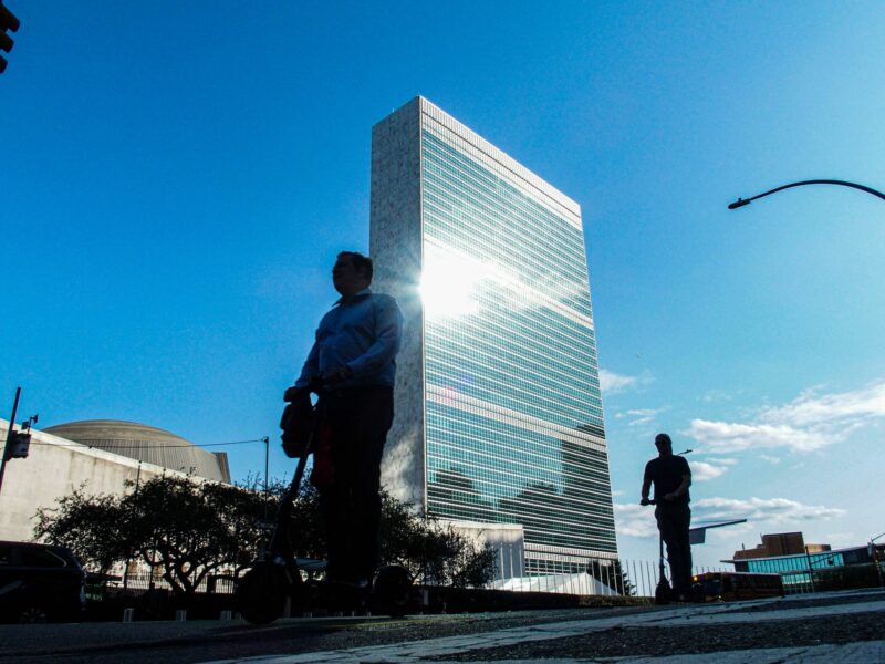 Photo of the United nations building in New York City, United States