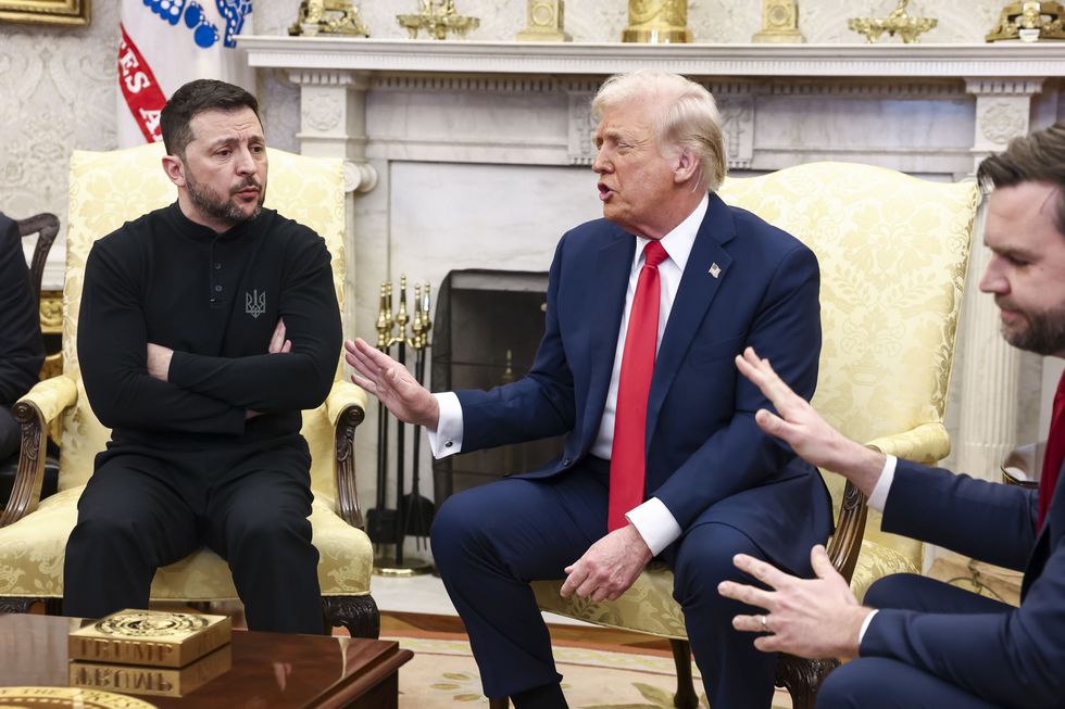 photo of trump, vance, Zelensky