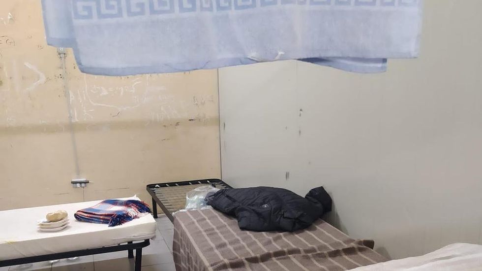 Photo of two beds.