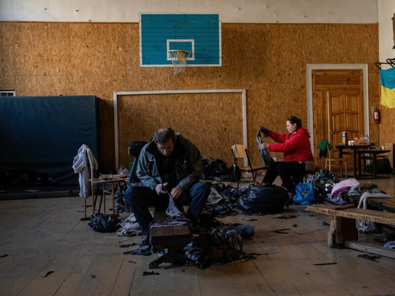 Photo of Ukrainian Internally Displaced People in Zakarpattia