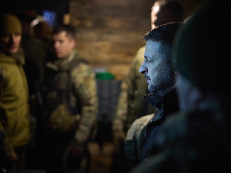Photo of Ukrainian President Volodymyr Zelensky