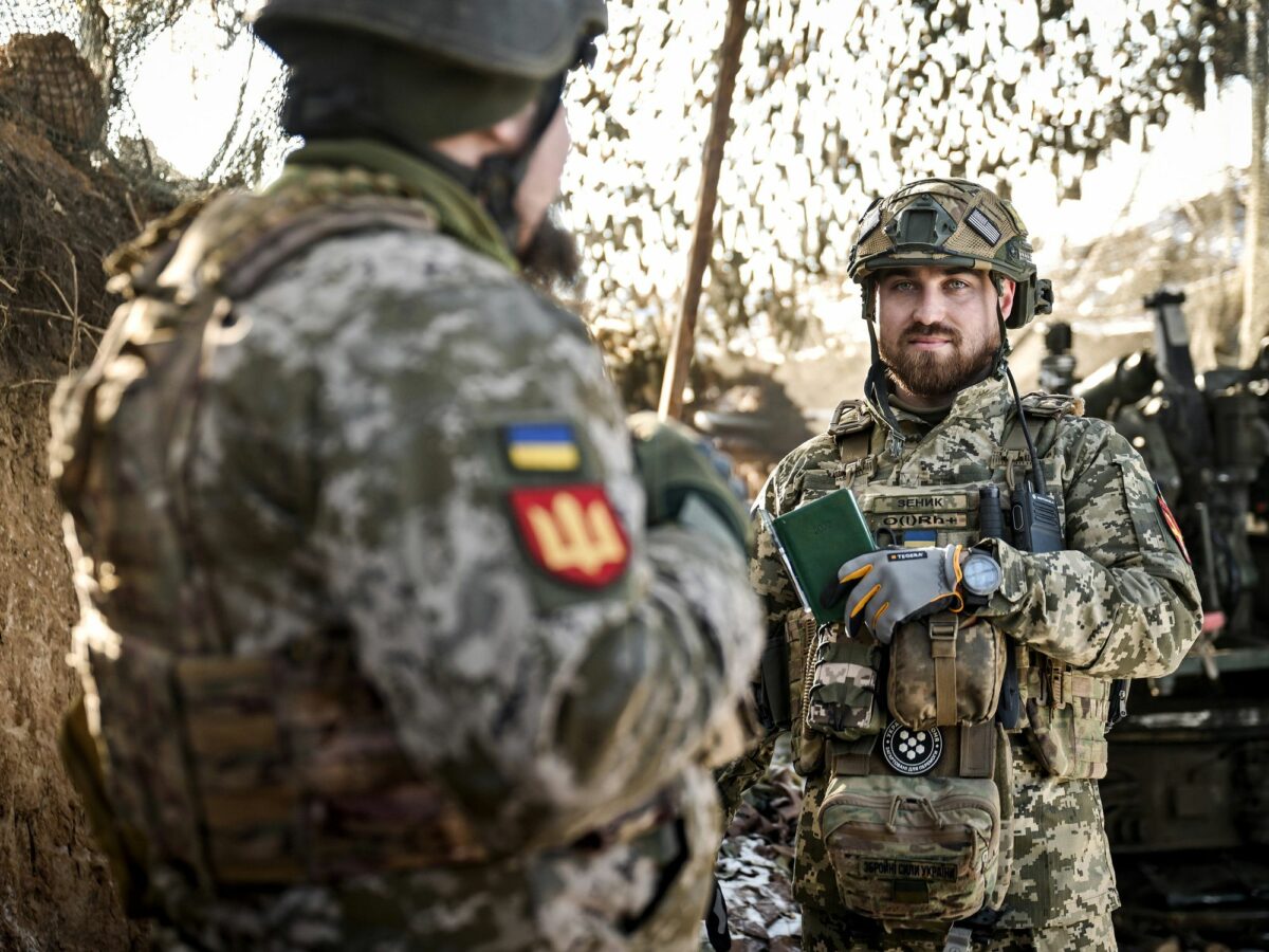 Photo of Ukrainian soldiers near Zaporizhzhia, Ukraine