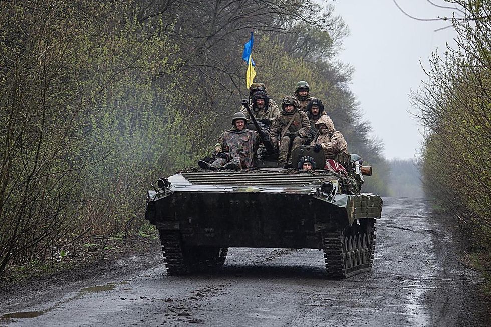Photo of Ukrainian troops