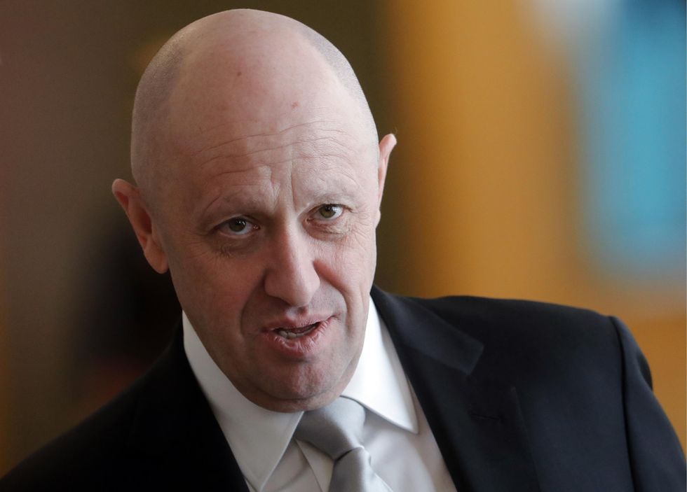 Photo of Yevgeny Prigozhin in a dark suit and tie